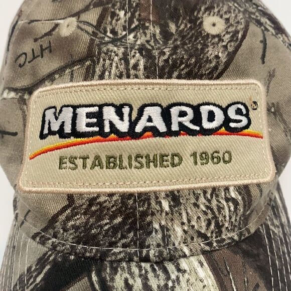 Menards Camo Adjustable Baseball Dad Hat - Picture 3 of 9